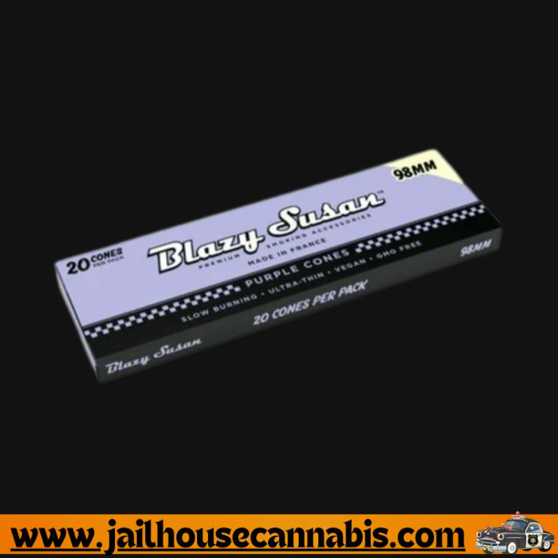 Blazy Susan - 20 count - 98mm Cones (Purple)