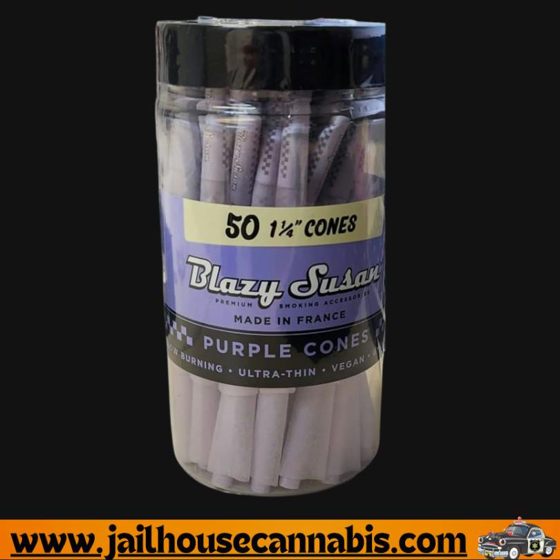 Blazy Susan - 50 count - 1 1/4" Cones (Purple)