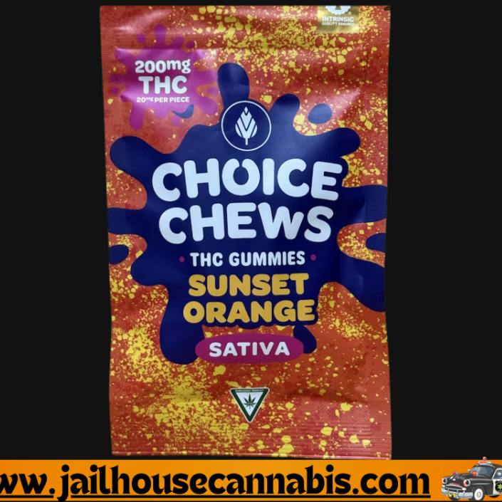 200mg Choice - Sunset Orange Gummies (S)