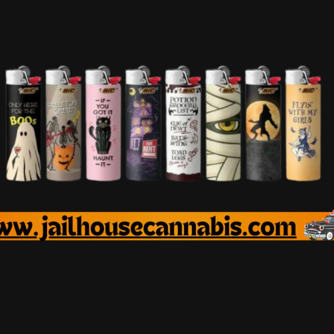 Halloween themed Lighter BIC - (Assorted)