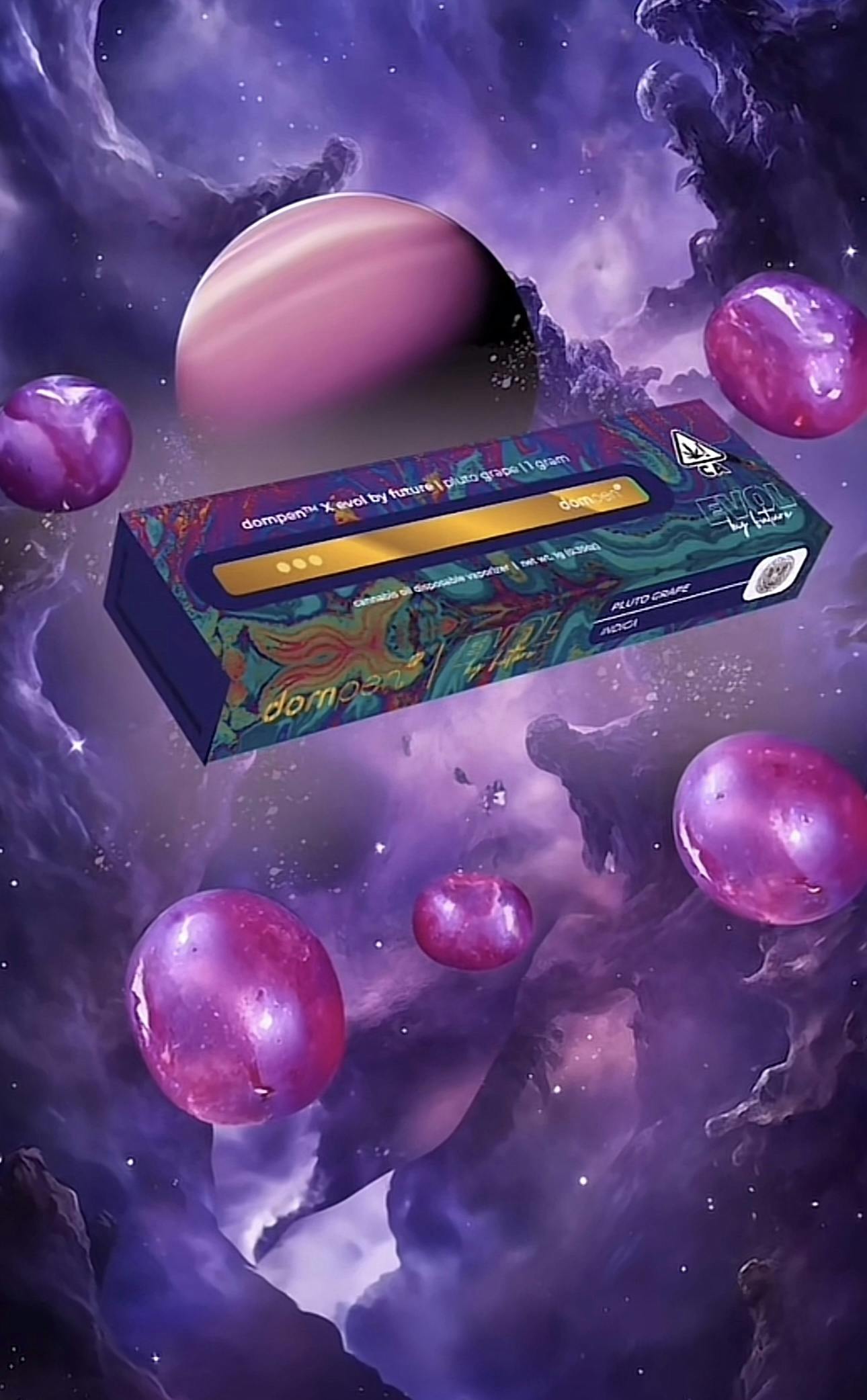 Pluto Grape AIO 1g Disposable - (Indica)