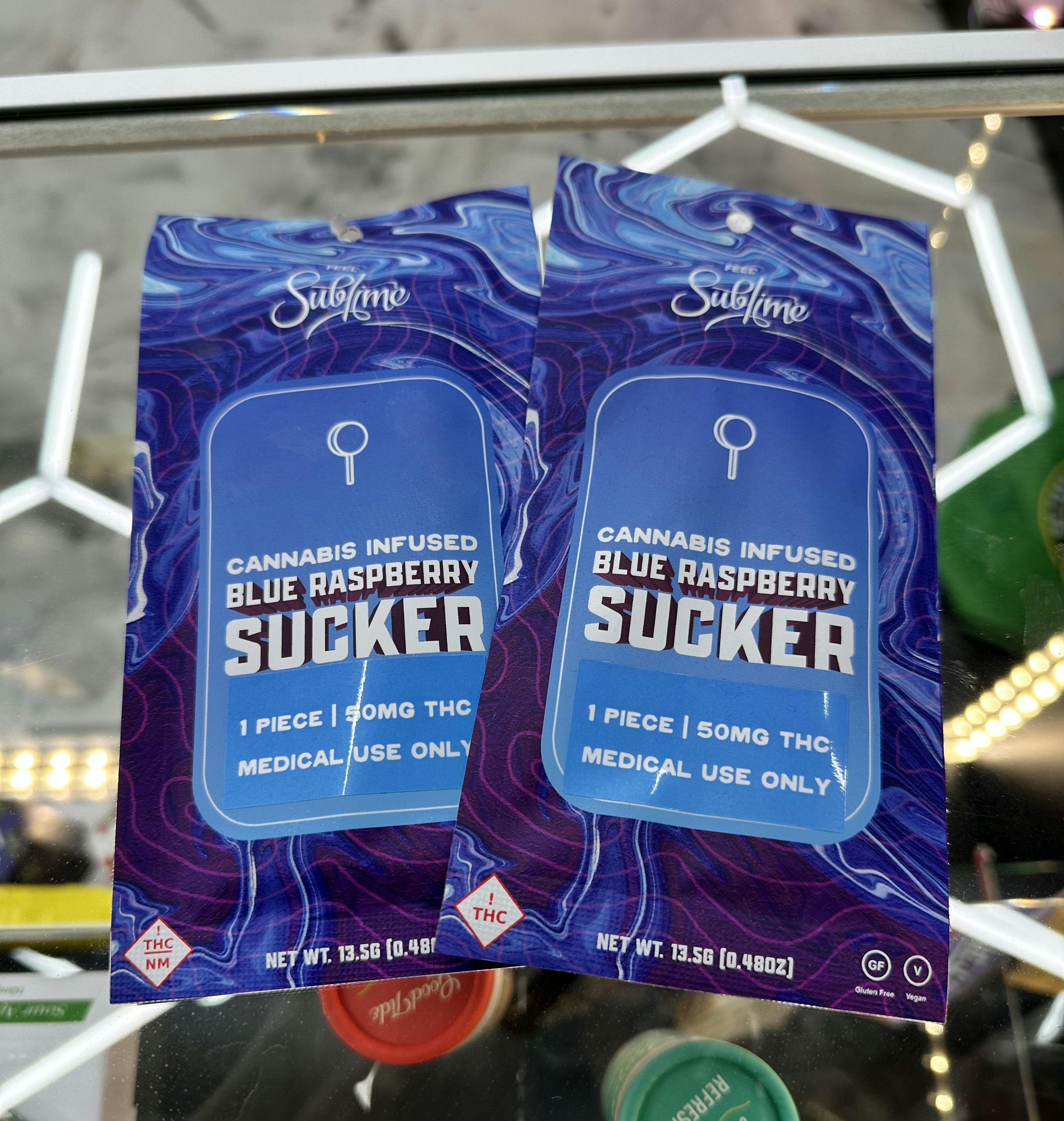 SL - Blue Raspberry Sucker - 50mg