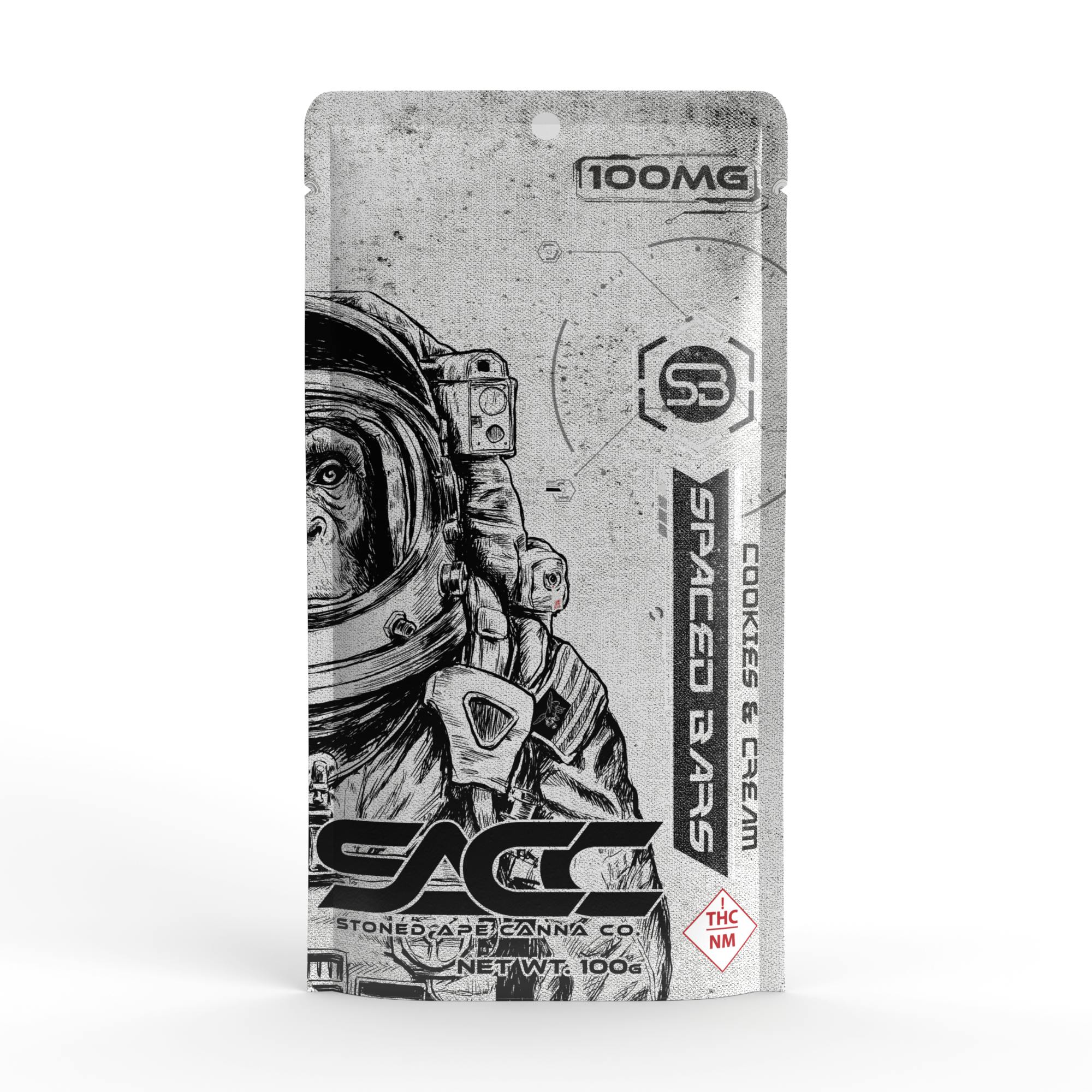 Med - Cookies & Cream Spaced Bar - 500mg
