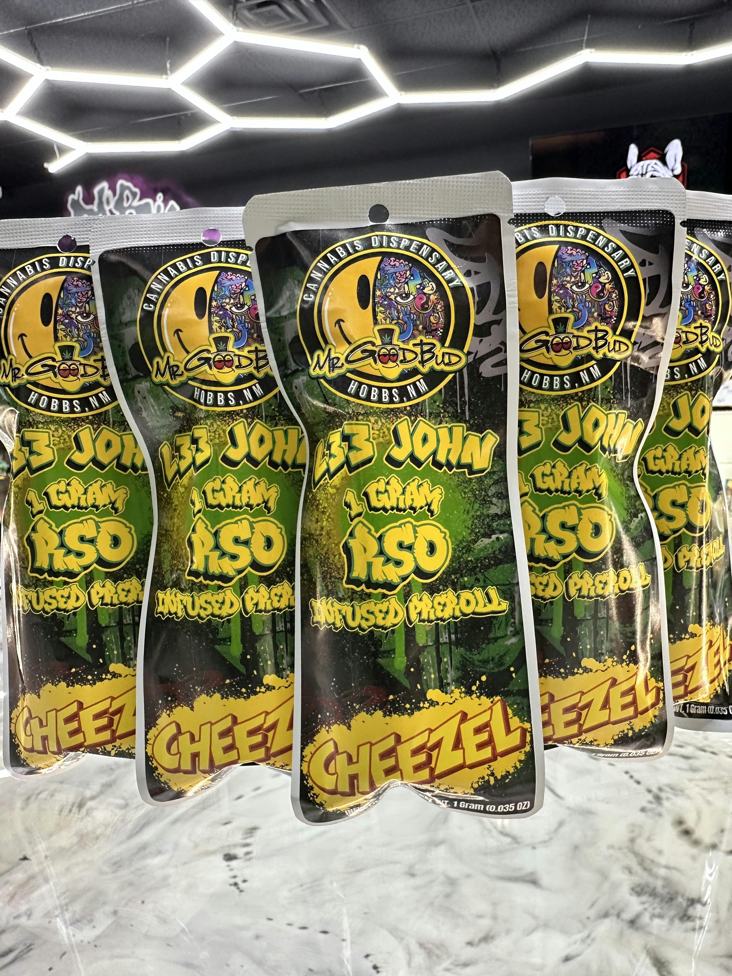 Mr. Goodbud - 1G RSO Infused Preroll - Cheezel cannabis product