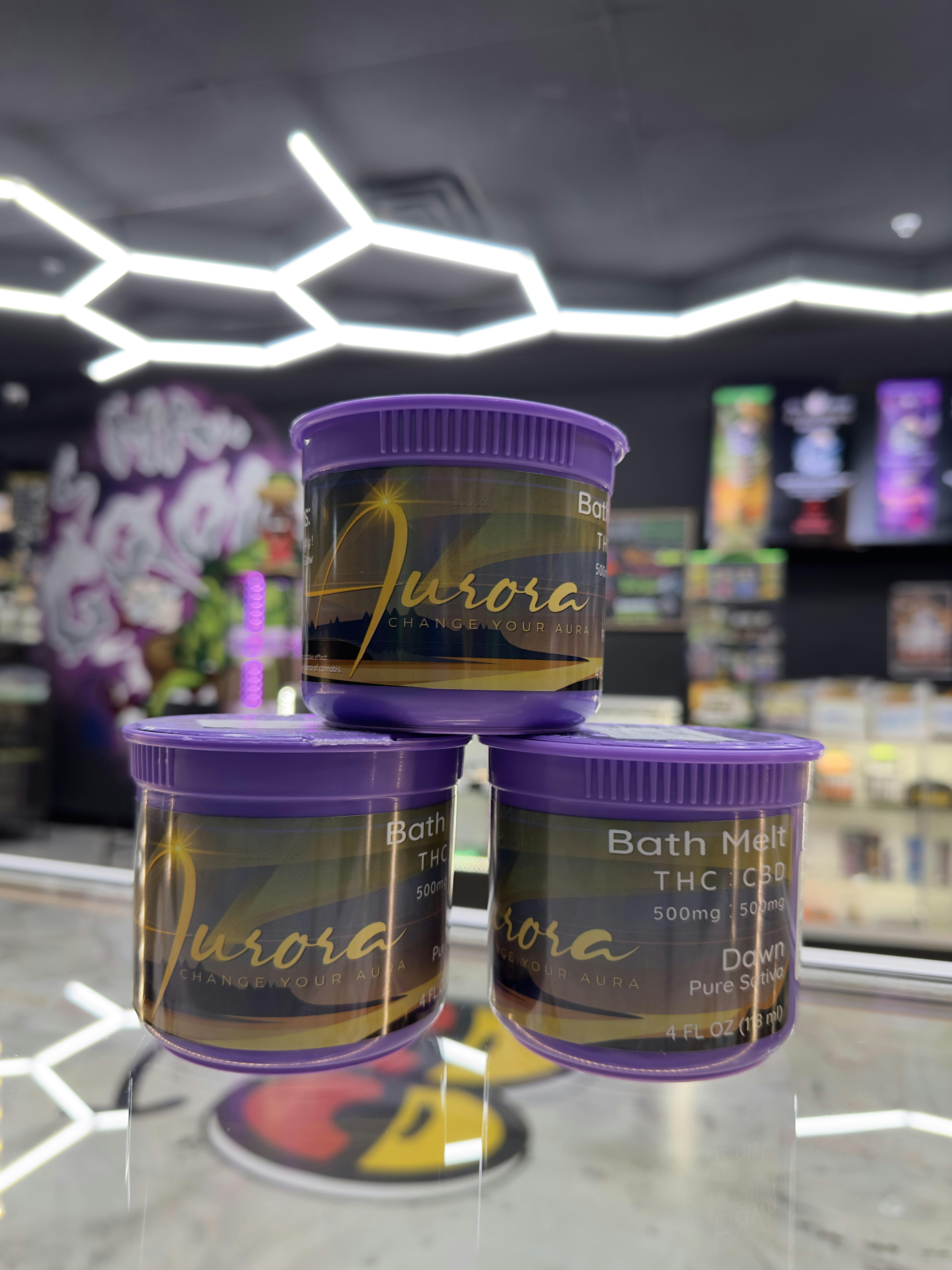 Aurora - Bath Melt - 1:1 500mg - Dawn - Sativa at Mr. Goodbud Cannabis Dispensary
