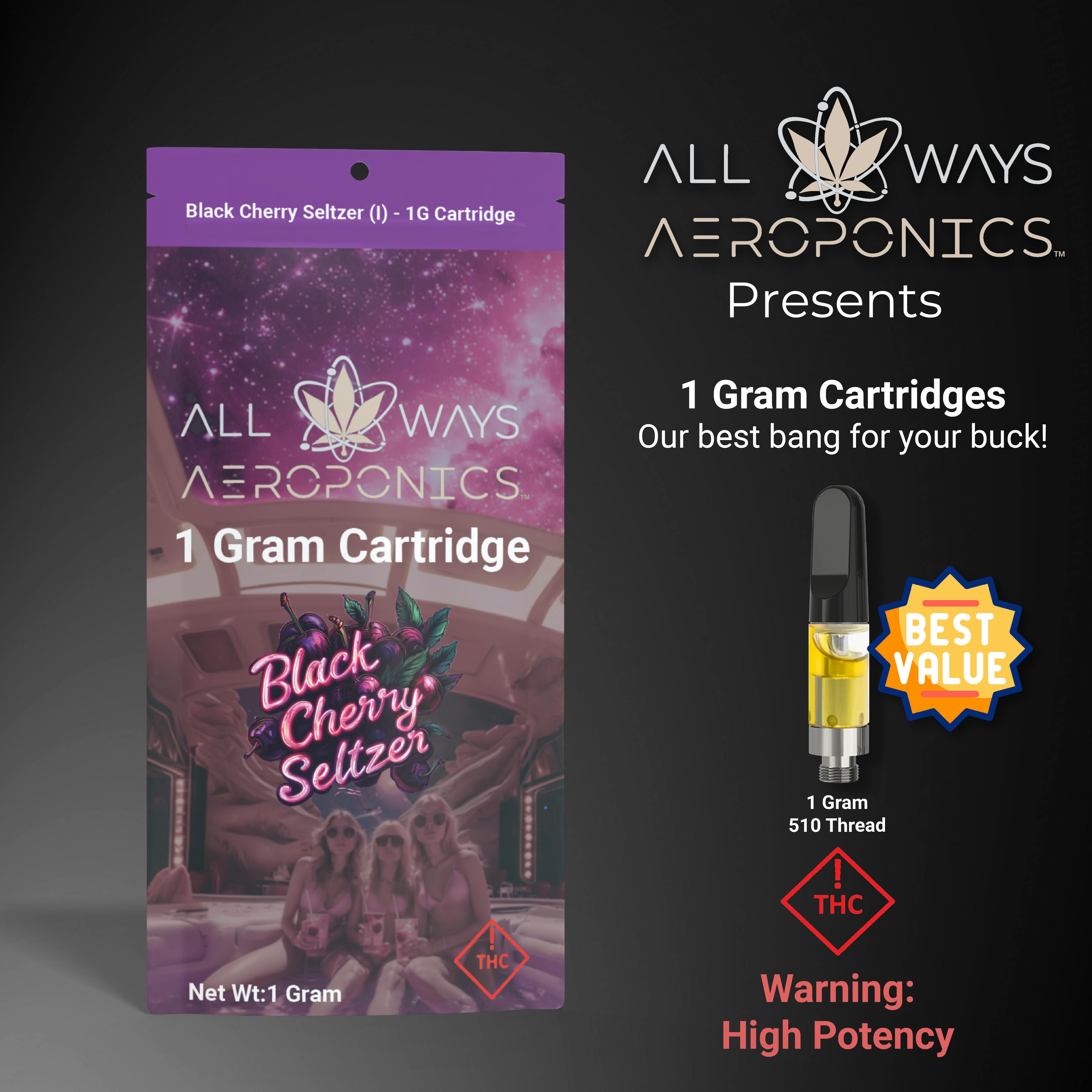 Black Cherry Seltzer (I) - 1g Cart