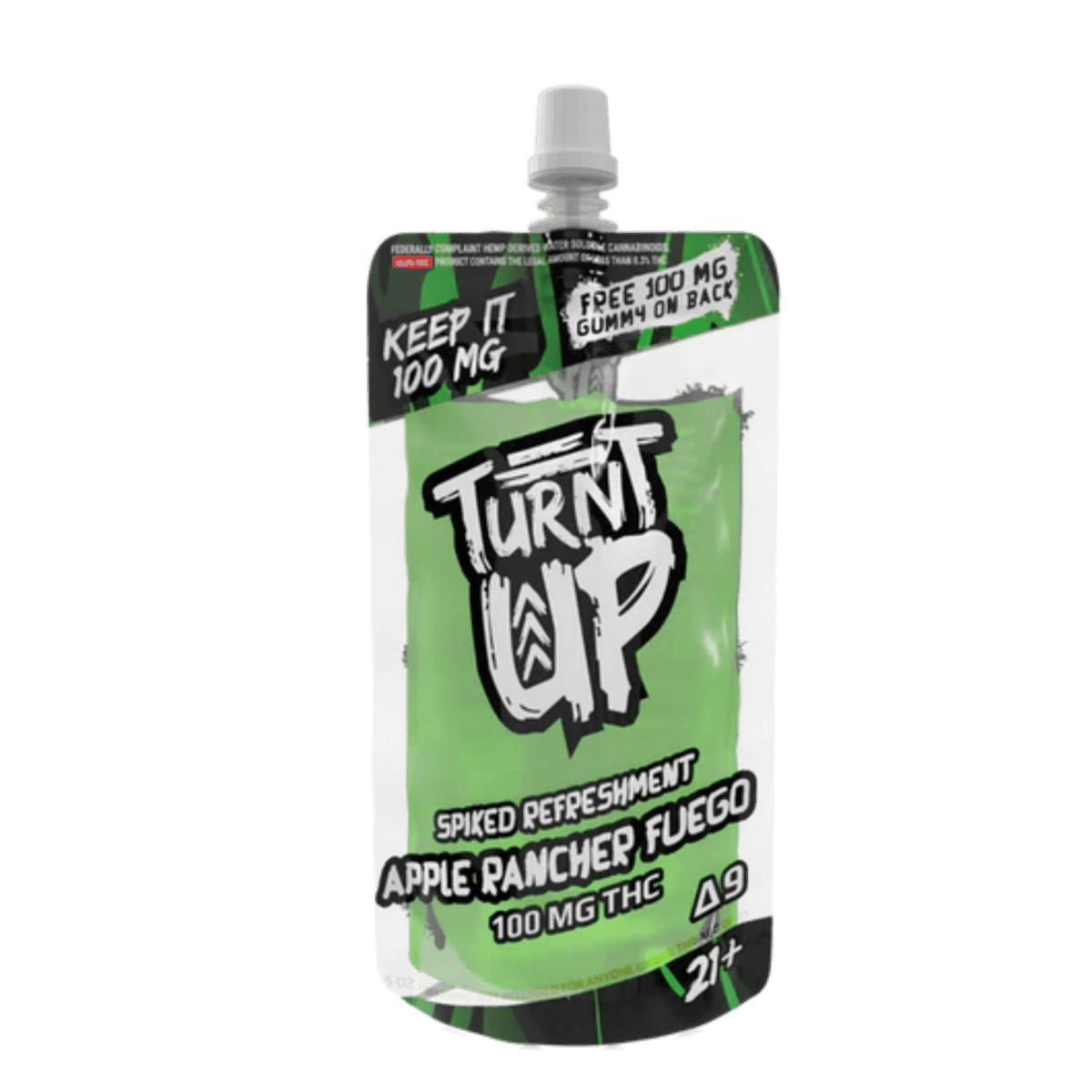Turnt Up- Sour Apple - 100mg
