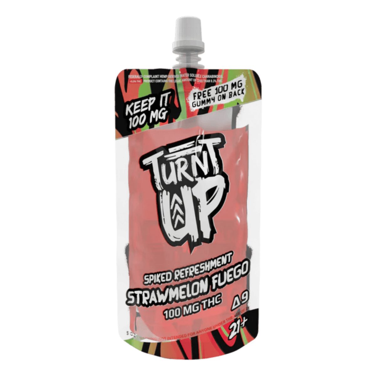 Turnt Up - Strawmelon - 100mg