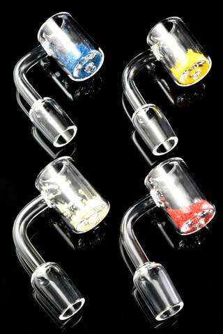 banger, 18.8mm male thermochromic domeless quartz banger