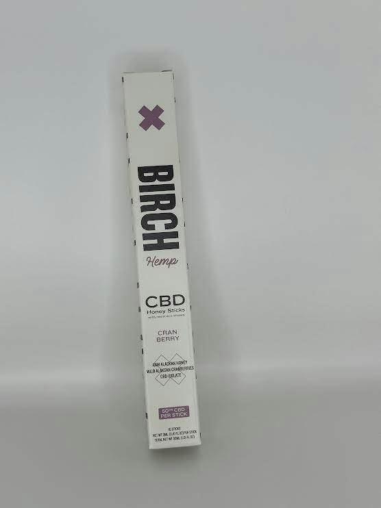 Birch Alaska Cranberry CBD Honey Sticks (10 pack)