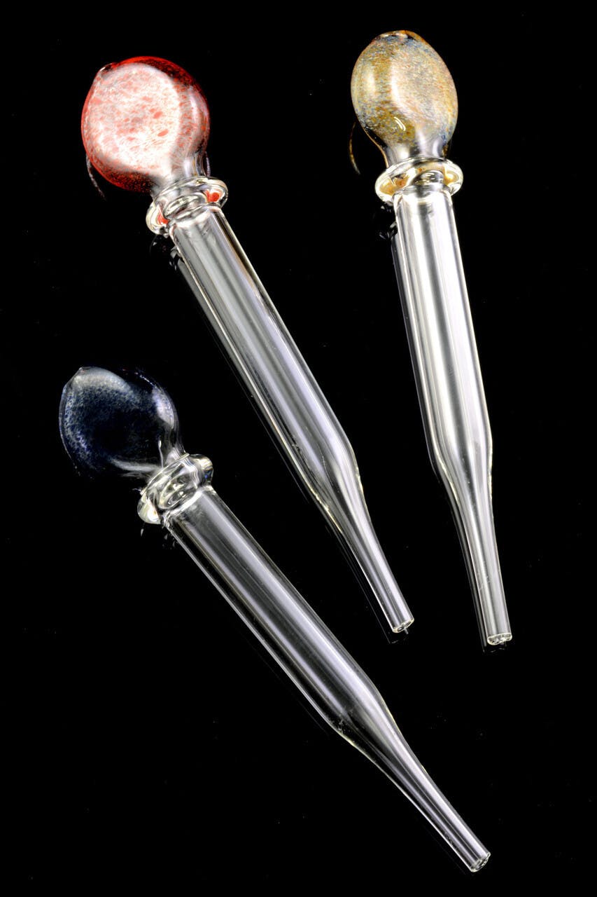 6" Colorful Frit Glass