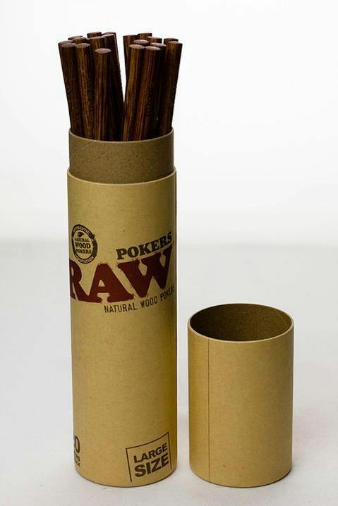 RAW Natural Wood Pokers Large