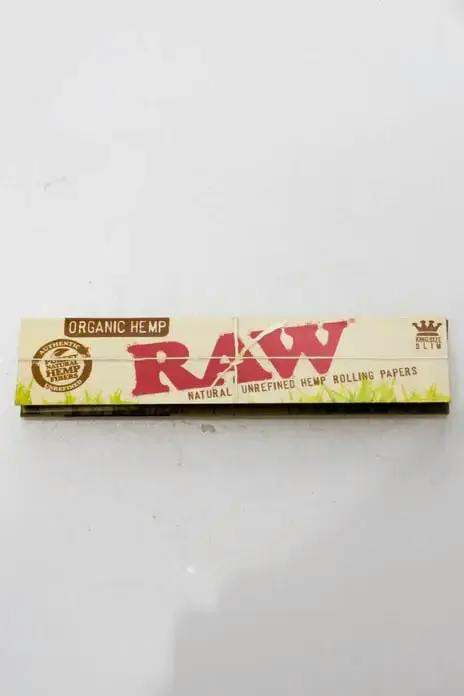 Raw organic hemp rolling paper King size 716165284222