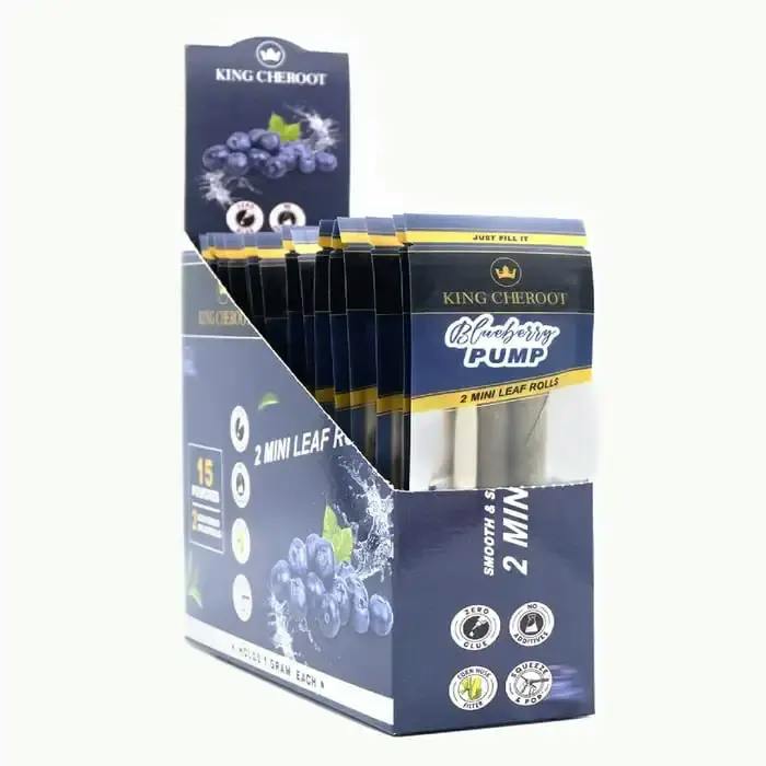 King Cheroot | Cordia Palm Leaf Roll - Mini (Blueberry)