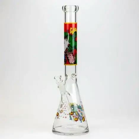 20" RM decal 7 mm glass water bong
