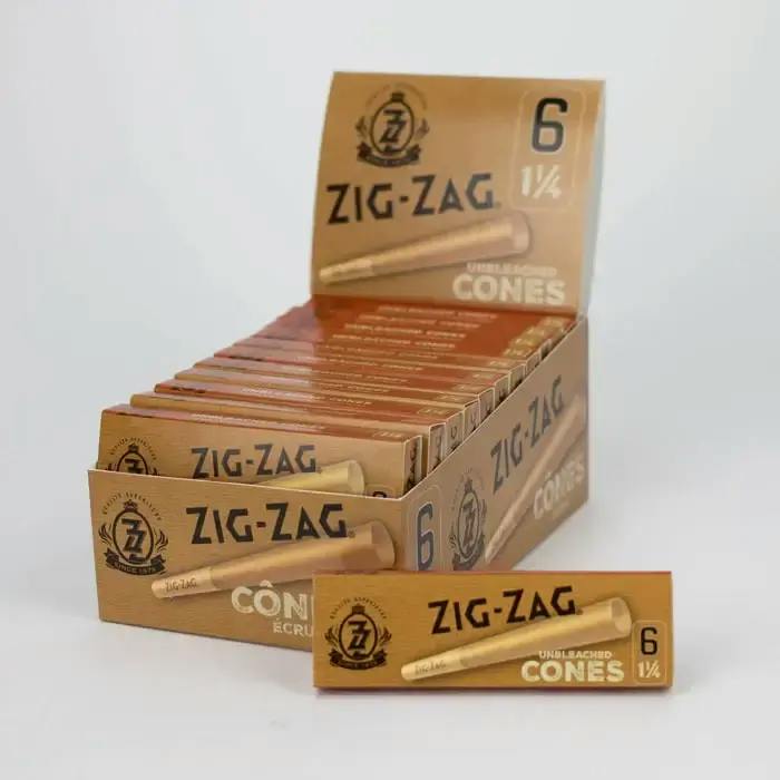Pre-Rolled Cones - Zig-Zag Brown 1 1/4