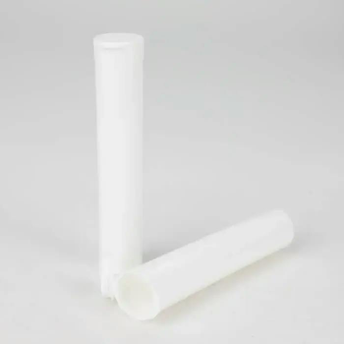 98mm Plastic Pre-Roll Tubes White