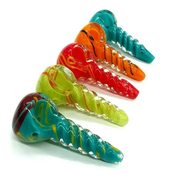 Insideout Twist Glass Pipe 3.5" Assorted Design