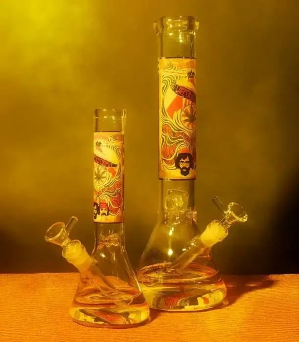 Cheech & Chong Glass | 10" 420 Mind Meld Water Pipe