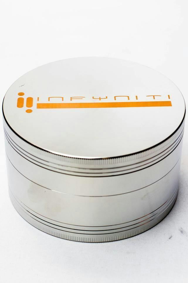 Infyniti 4 part GIANT Herb Grinder Silver