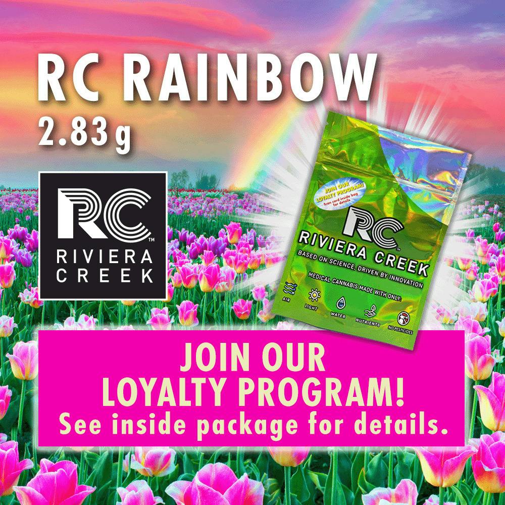 RIVIERA CREEK - RC RAINBOW - ICE HASH - [0.5G] - HYBRID
