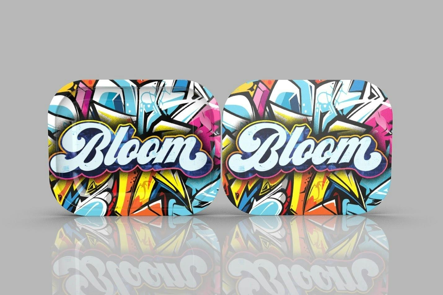 BLOOM - GRAFFITI TRAY WITH LID - 7.5" X 5.5"