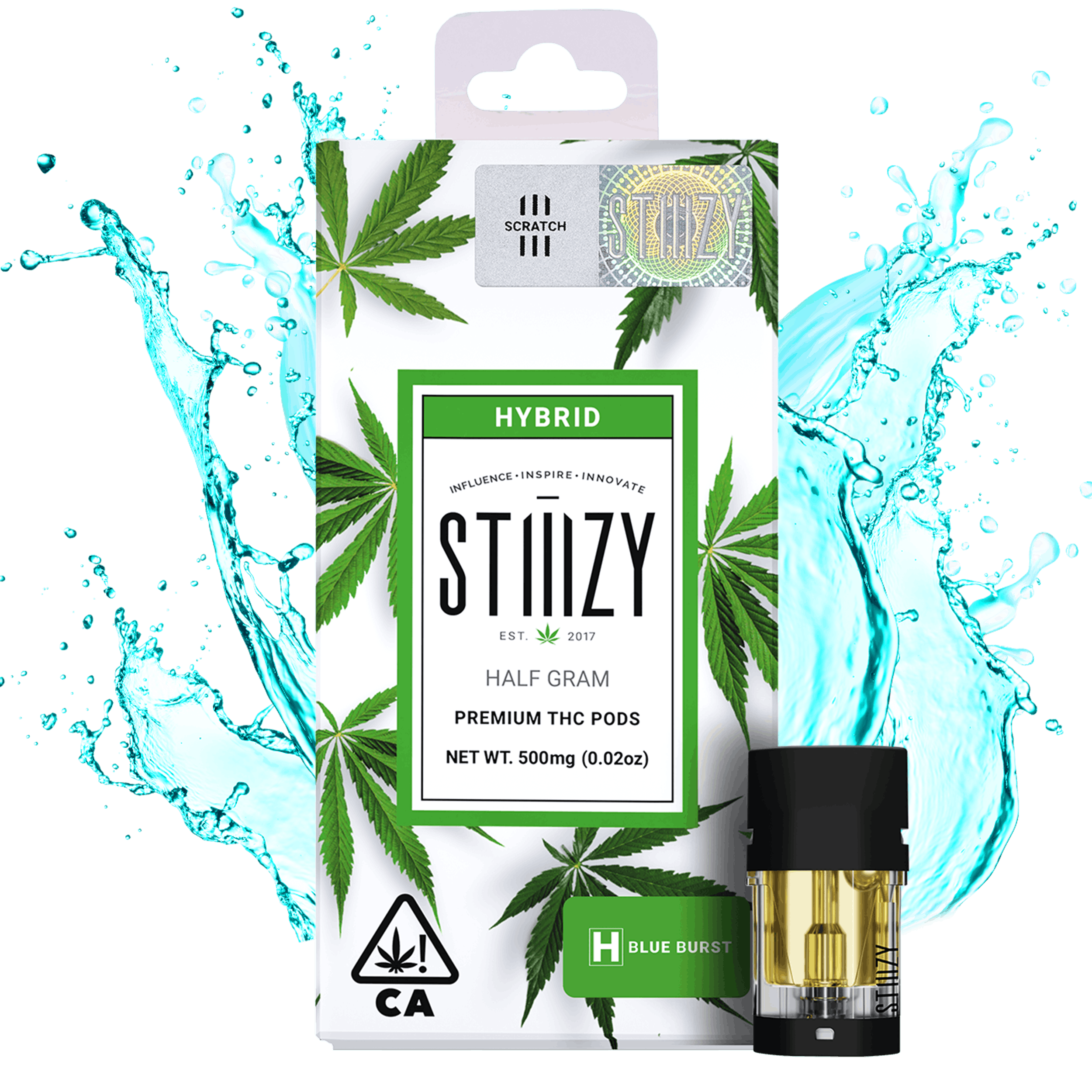 Stiiizy — Org Pods - Blue Burst