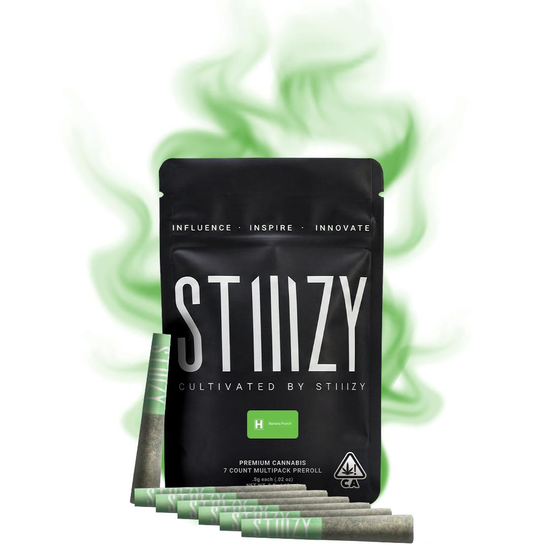 STIIIZY - Black Label Preroll Multipack - Banana Punch - 3.5g