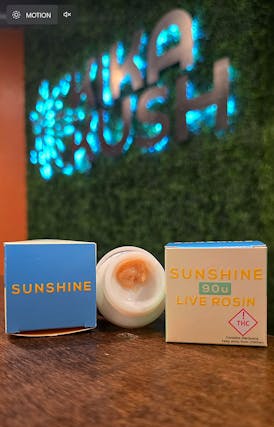 Sunshine Extracts - 90u Live Rosin - 1g - Canal Street Runtz