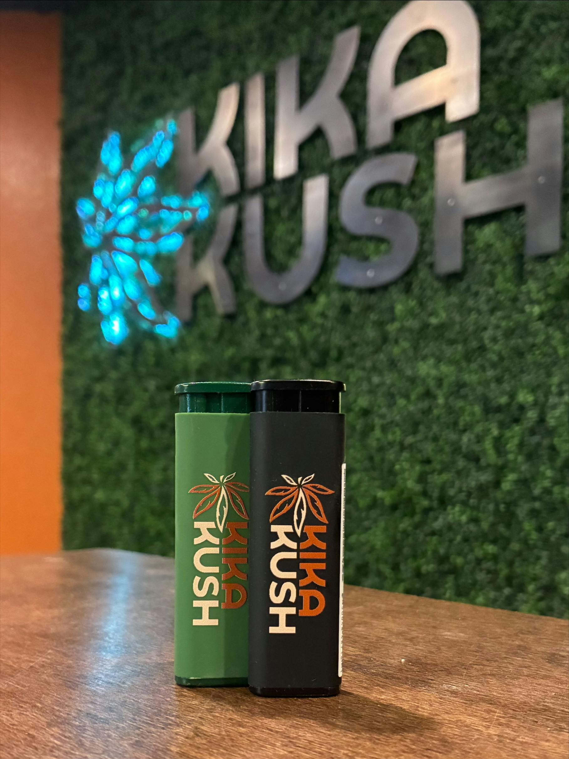 Kika Kush - Wind Resistant Lighters - Black