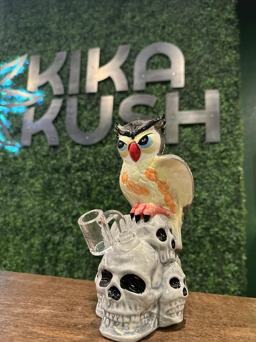 Clay - Owl & Skull Piece