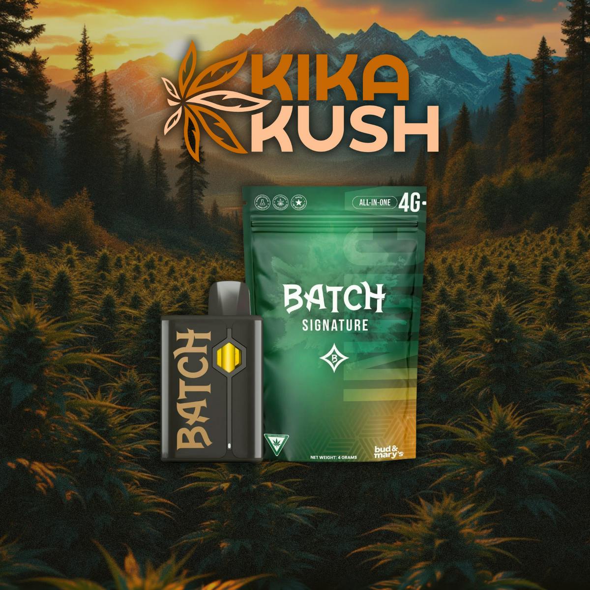 Batch - Disposable Vape - 4g - REC - Signature - Platinum Kush (I)