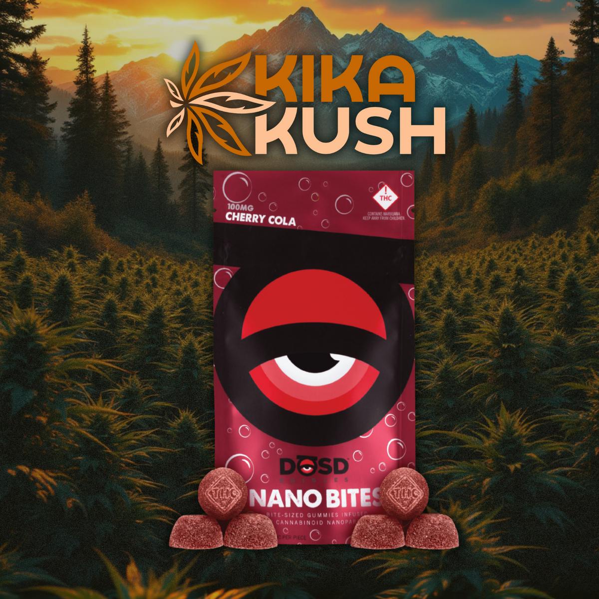 DOSD - Gummies - REC - Cherry Cola 100mg