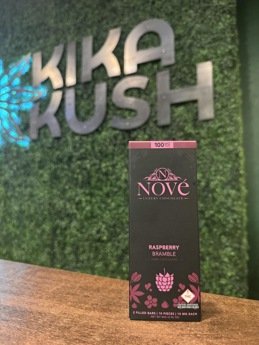 Nove - Chocolate Bar - REC - Raspberry Bramble Dark Chocolate 100mg