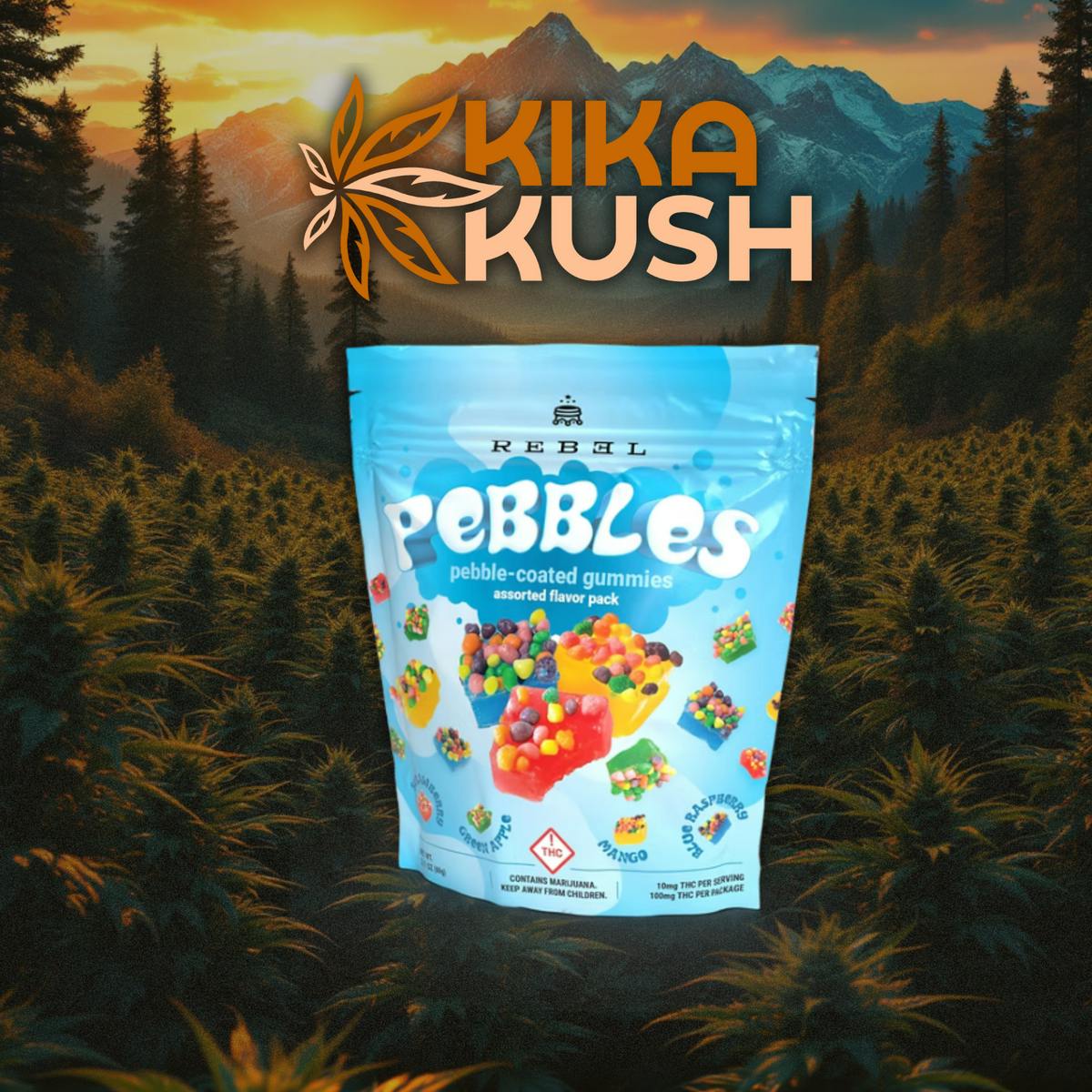 Pebbles - Gummies - REC - Assorted 100mg