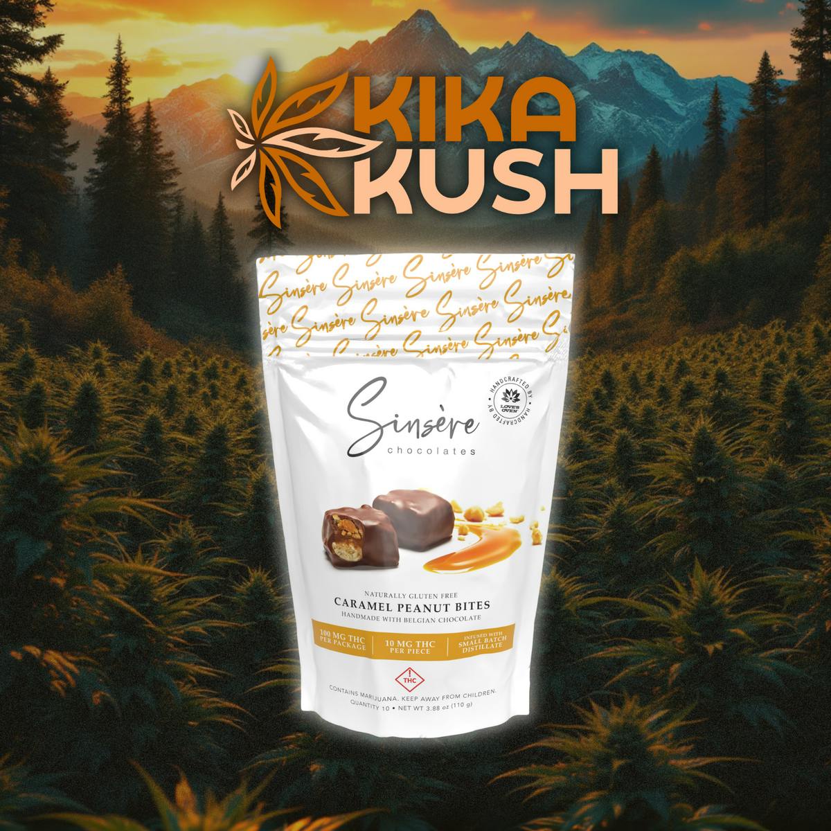Love's Oven - Baked Goods - 100mg - REC - Caramel Peanut Bites (H)