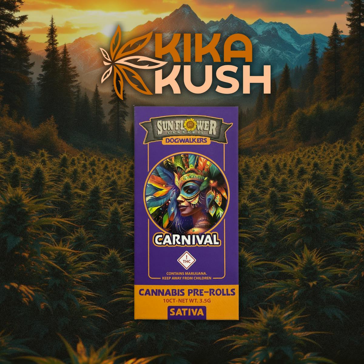 Sunflower - Dog Walkers10ct - Carnival (S) - 3.5g - REC