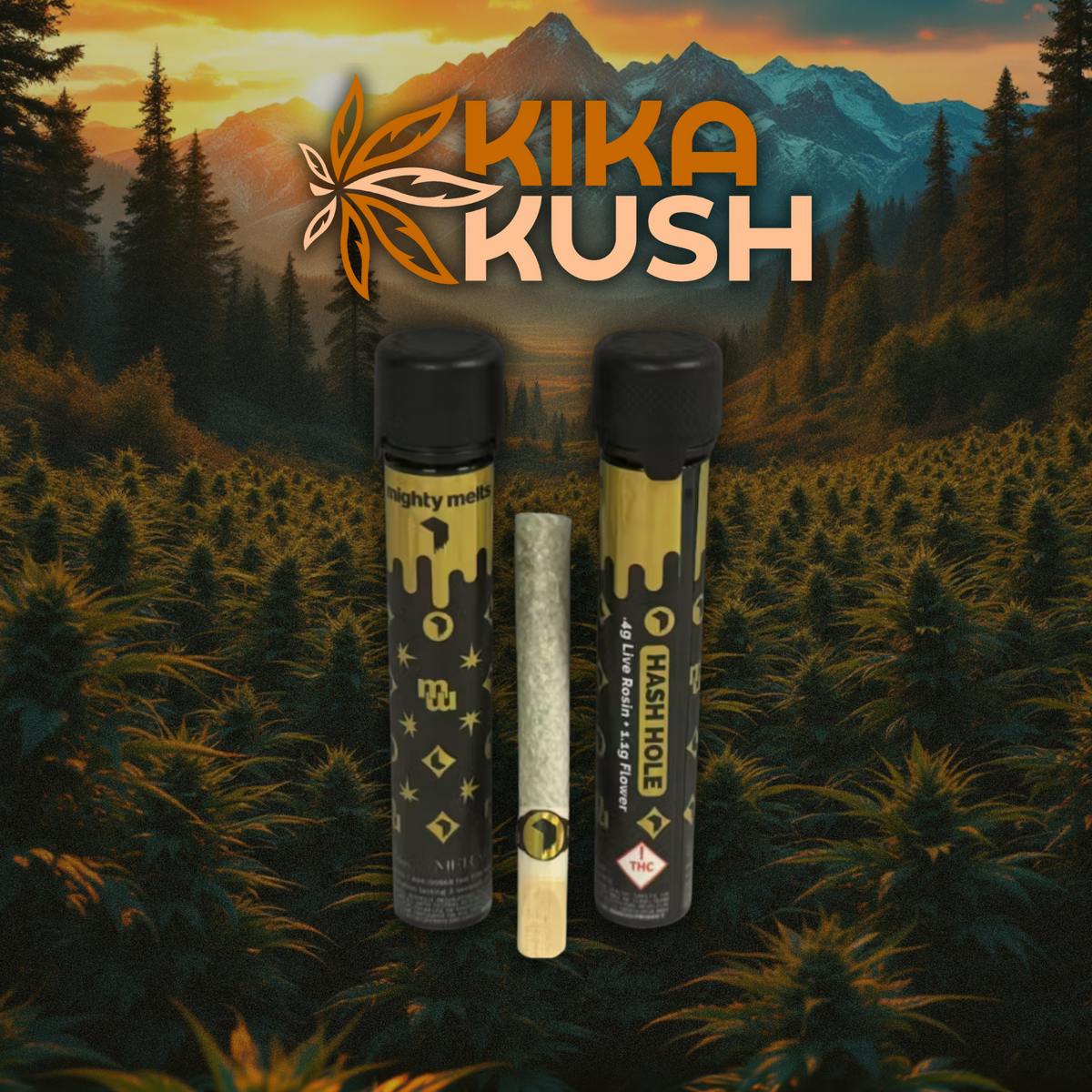 Mighty Melts - Hash Hole - Rosin Infused - 1.5g - REC - Mile High Mousse + Papaya Peelerz (H)