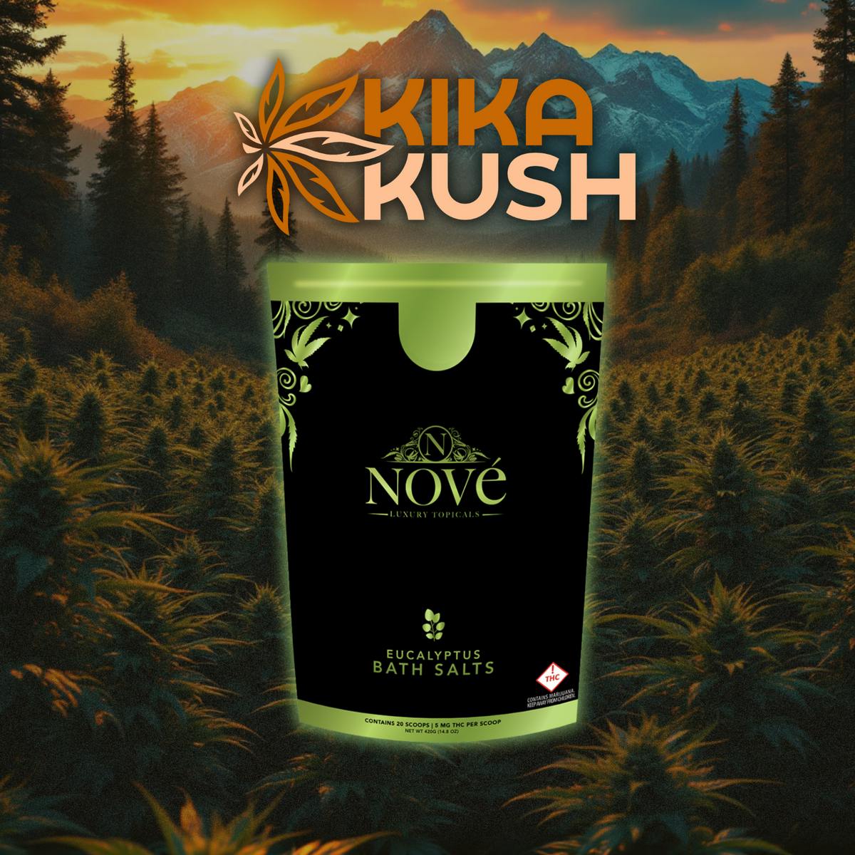 Nove - Bath Salts - REC - Ecalyptus 500mg