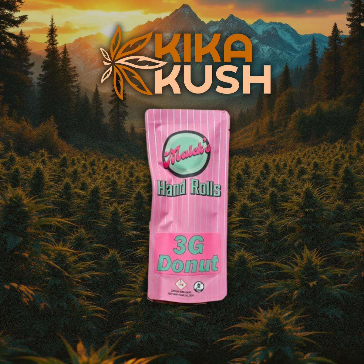 Malek Melts - Donut - Rosin Pre Roll - 3g - REC - Fast Lane (H)