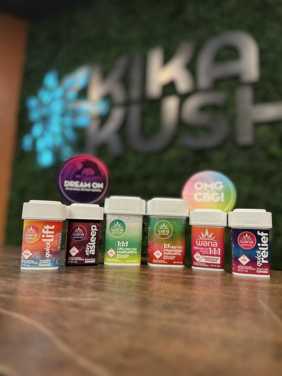 Wana- Optimal Gummies - REC - 5:1 Sour Blueberry Acai (H)