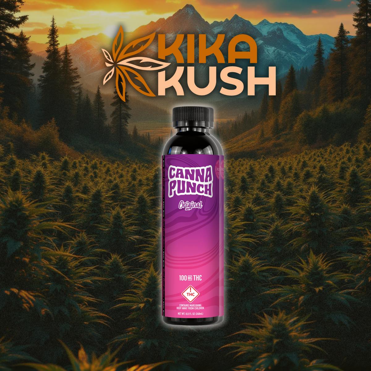 CannaPunch - Drinks - REC - Grape 100mg