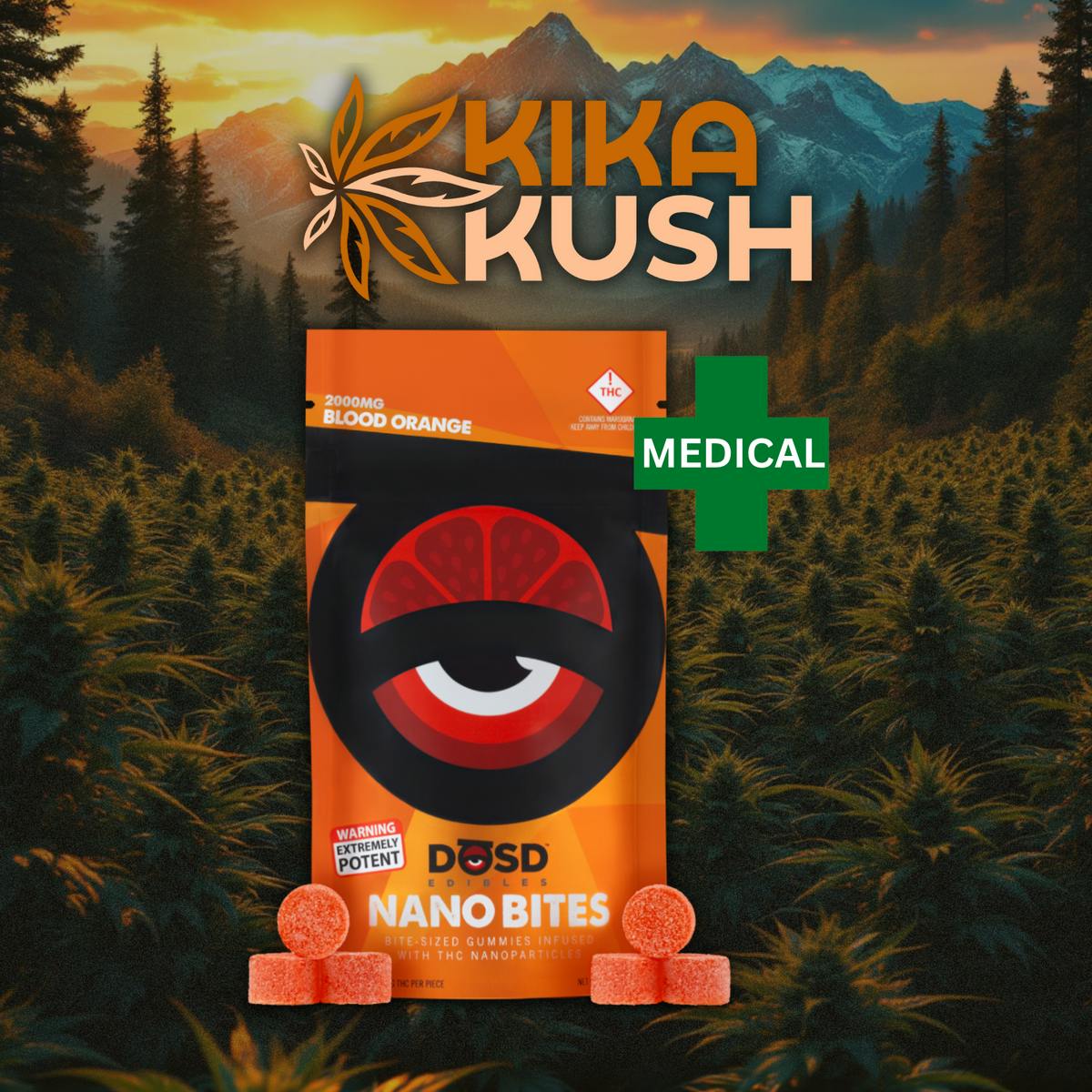 DOSD - Gummies - Blood Orange 2000mg