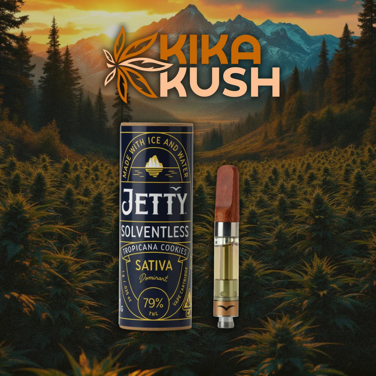 Jetty Extracts - Rosin Cartridge - 1000mg - REC - Ruby Mirage (H)