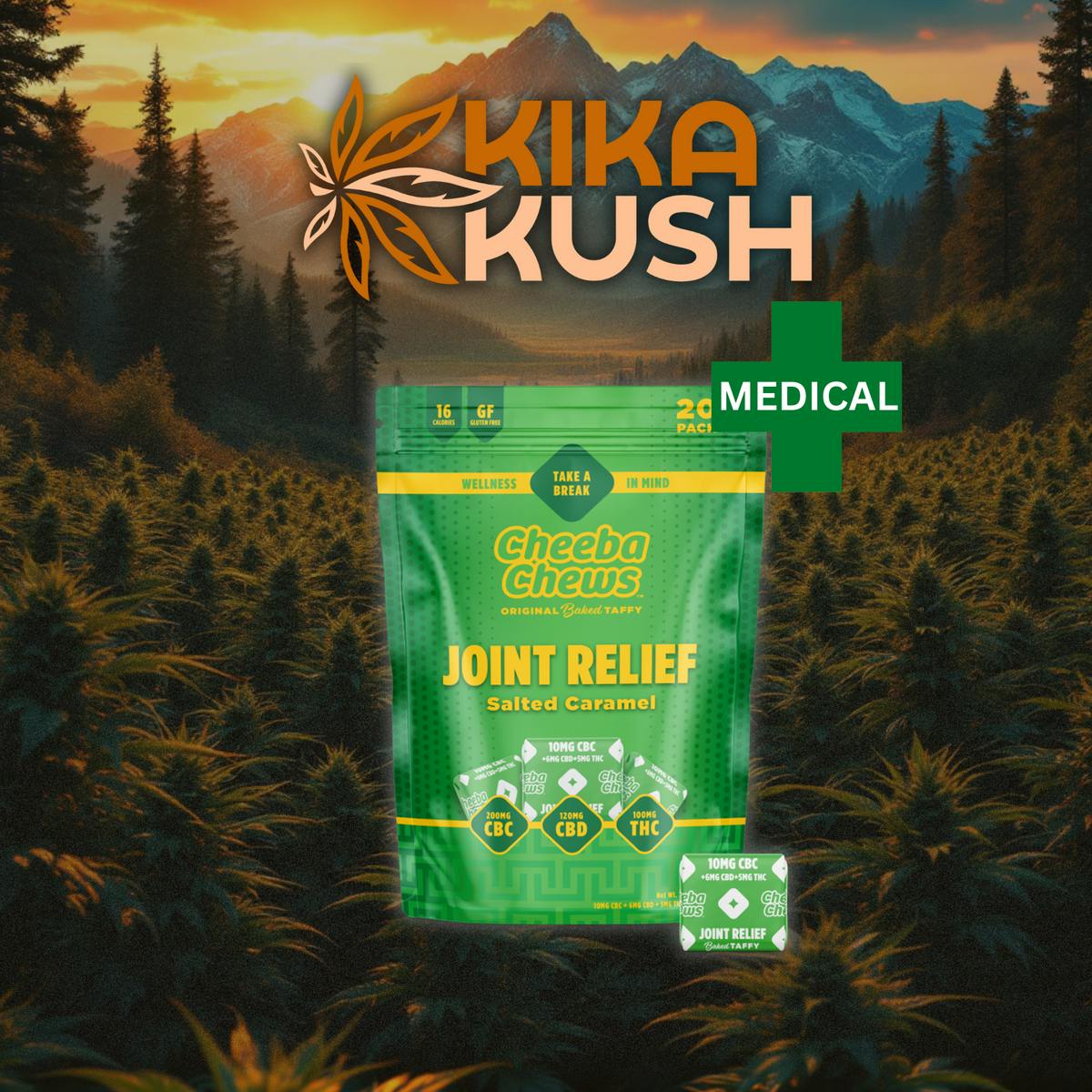 Cheeba Chews - Caramel Joint Relief - 250mg