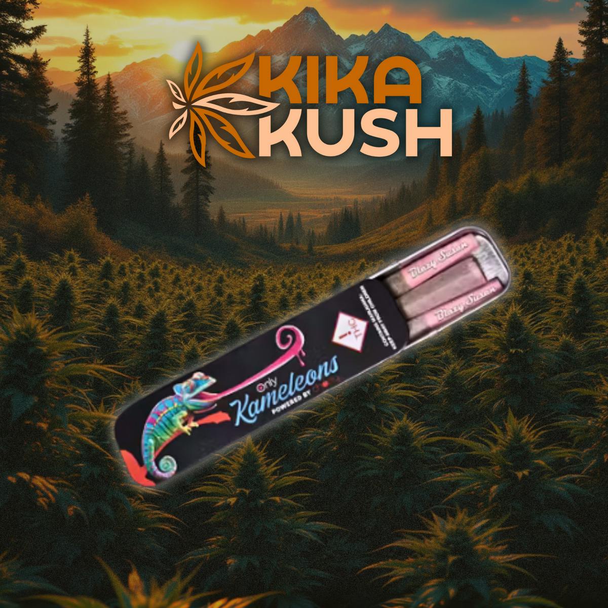 Kameleons - Cherry Picked - Infused Pre Roll Pack -2.4g - REC - Cream Kush (I)