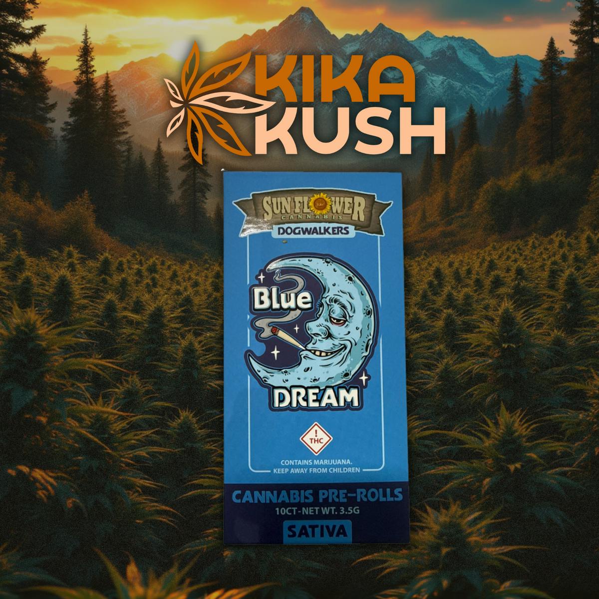 Sunflower - Dog Walkers 10ct - Blue Dream (S) - 3.5g - REC