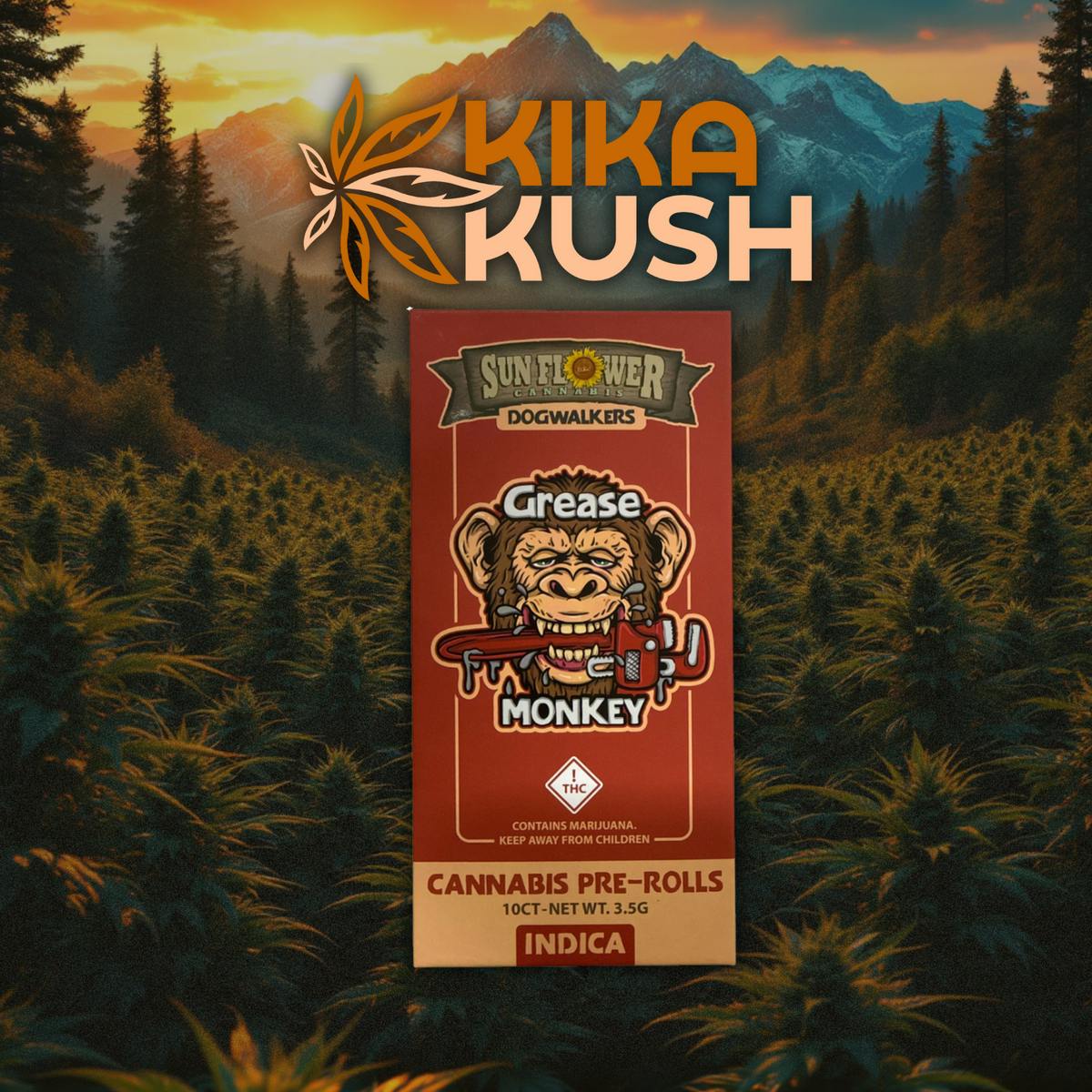 Sunflower - Dog Walkers 10ct - Grease Monkey (I) - 3.5g - REC