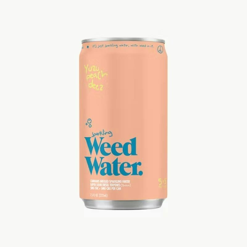 Yuzu Peach - Weed Water- Cannibis Infused Sparkling Water