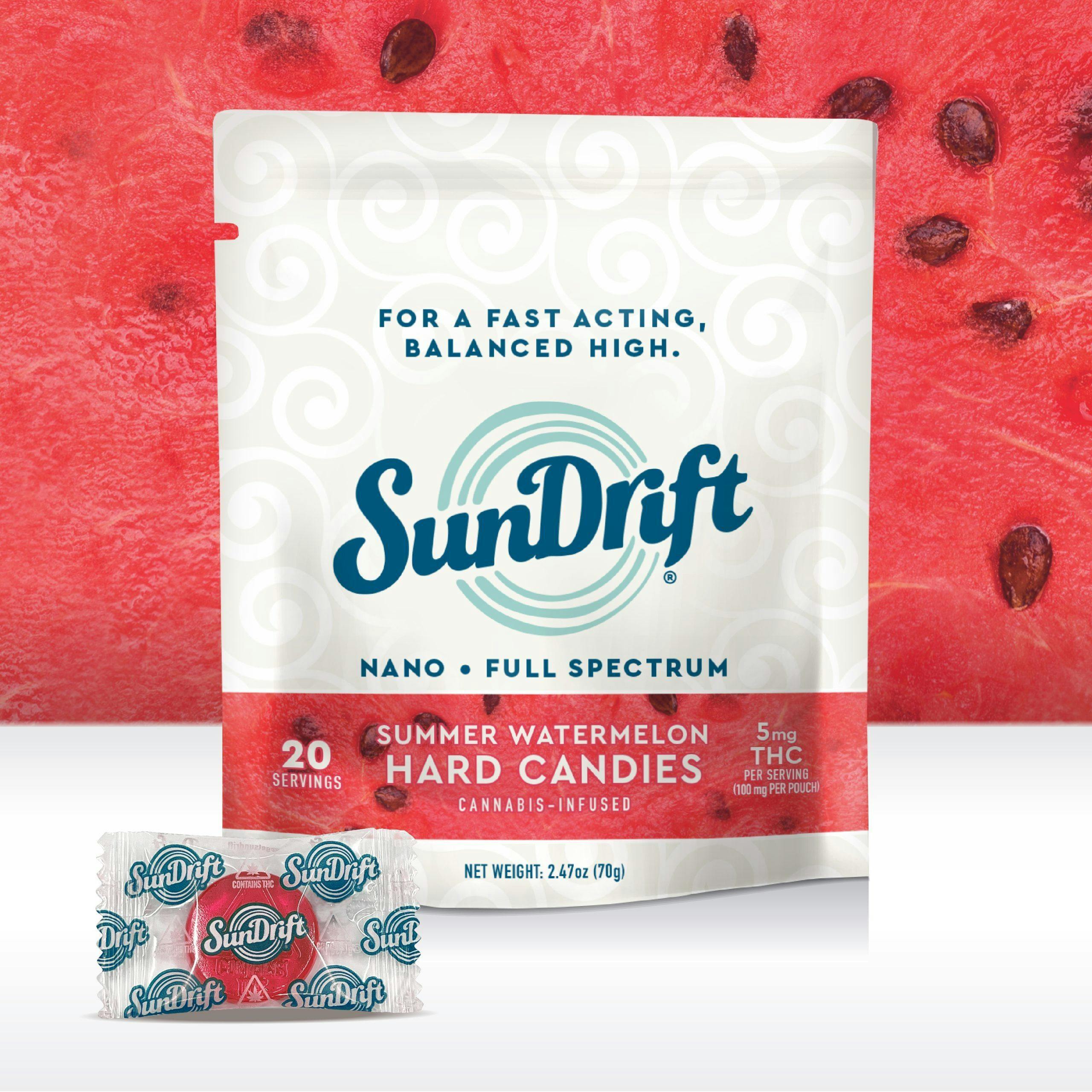 Summer Watermelon Hard Candies 5MG 20 PK- SunDrift